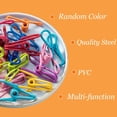 thumbnail image 2 of Gorgeous 45 Pcs Chip Clips - 2 Inch Random Multi-Colored Waterproof Metal Clothes Pins for Bag, Food, Chips, Paper offering exceptional insulation to beautify your room, 2 of 5