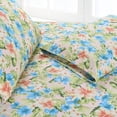 thumbnail image 5 of Elegant Comfort 6-Piece Sheet Set - 1500 Series Hotel Quality Microfiber - Deep Pocket, Wrinkle Resistant 6-Piece Floral Magnolia Pattern Bed Sheet Set, Full, Magnolia, 5 of 6
