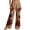 Khaki, variant on Edvintorg Women Pants Halloween Printed Elastic Waisted Casual Trouser Loose Comfy Wide Leg Pant with Drawstring Women Clothing Orange S-2XL