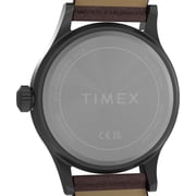 Timex Men's Expedition Scout 40mm Watch - Brown Two- Piece Blue Dial Gunmetal Case