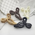 thumbnail image 4 of 6-piece hair claw clip with super large anti slip large matte chin butterfly clip, suitable for women with thick long curly hair, female gift, 4 of 5