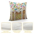 thumbnail image 4 of Chilfamy  Premium Pillowcase， Flowing Cream Pillowcase Set Hidden Zipper Comfy and Lovely Suitable for Sofa,Bed,Home,Office, White Yellow，Multi-Size, 4 of 5