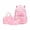 Pink #152, variant on 3PCS Kids Backpack for School Girls with Lunch Box & Pencil Case | Waterproof Girls Backpack, Lightweight School Bookbag for Elementary School Students Teens