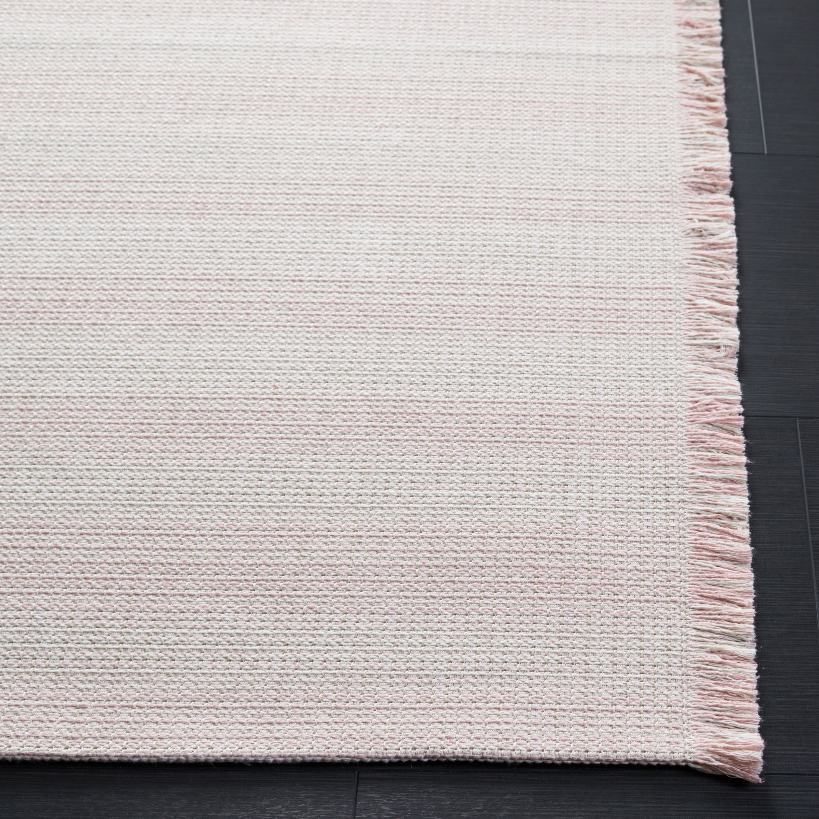 SAFAVIEH Augustine Thornton Striped Area Rug, Ivory/Pink, 5' x 7'7"