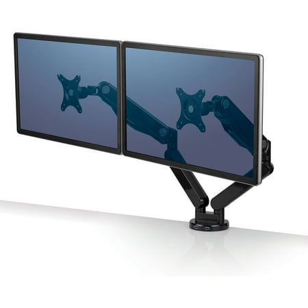 Fellowes, FEL8042501, Platinum Series Dual Monitor, 1 Each, Black