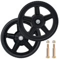 thumbnail image 1 of CheeMuii 12 Inch Lawn Mower Wheels 2 Pack 12" Push Lawn Mower Wheels with Bolts and Lock Nuts Kit Fit for Most Standard push Lawn, 1 of 8