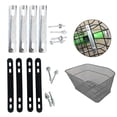 thumbnail image 3 of Bicycle Rear Shelf Rack Basket Metal Storage Gadget Holder Adapter Kit For Mountain Road Bike Cycling Basket Holder Accessories, 3 of 11