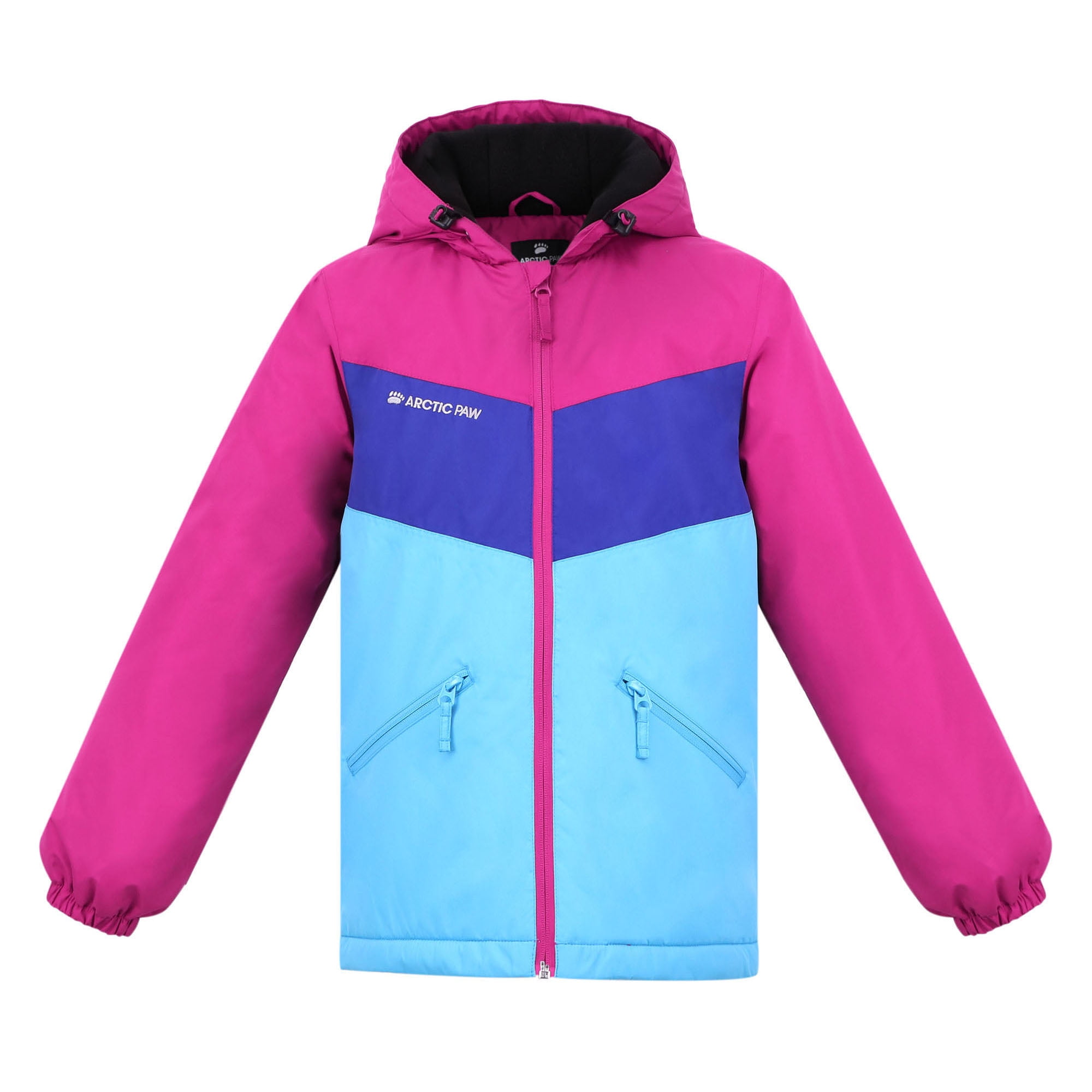 Arctic Paw Hooded Girls Snow Jacket Comfortable Girls Coats Size 1012