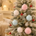 thumbnail image 5 of 9 Piece Christmas Ball Ornaments Set 3.15in Foam Tree Decorations Multicolor, 5 of 6