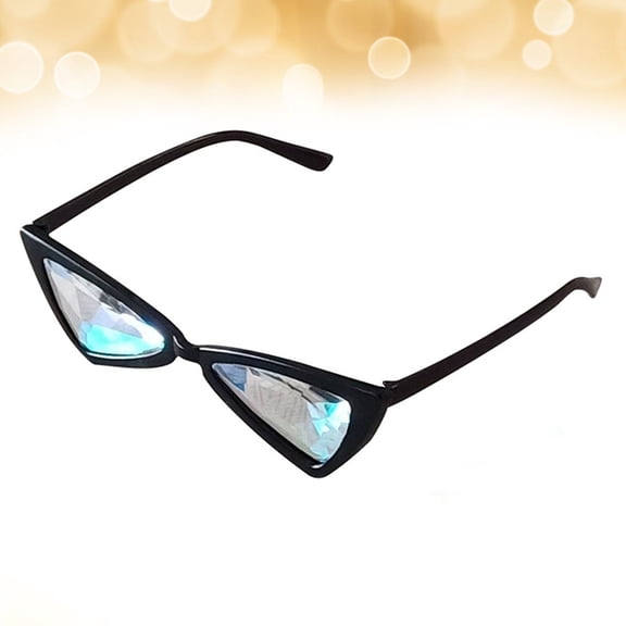 OULII 1Pc Cat Eye Sunglasses Black Lightweight Stylish Anti Uv Glasses with Comfortable Nose Pads