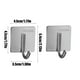 thumbnail image 3 of Plegable Cadena de Acero Inoxidable, Soporte de Toalla de Pared, No Perforado, Rodeado de Metal, para Ba?o, Armario de Cocina, Organizador de Toallas, Resistente, para Dormitorio, Cinta de, 3 of 7