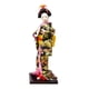 thumbnail image 3 of Figura de geisha japonesa asiática en miniatura hecha a mano muñeca oriental popular para escritorio estilo B, 3 of 9