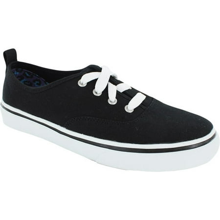 Faded Glory Women's Casual Canvas Lace-up Sneaker - Walmart.com