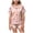 Light Pink, variant on Enyan Girls Halloween Pajamas 4 Piece Cute Pumpkin/Ghost Print Pajama Short Sleeve Kid Pjs Set Pajamas for Girls(10-11 Years)