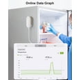 thumbnail image 3 of Termómetro WiFi para refrigerador MOCREO, alarma digital para congelador, 3 of 9