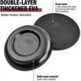 thumbnail image 3 of Set of 4 Piano Coasters, Wooden Piano Foot Pads, Floor Protectors with Foam Shock Absorbers for Upright Pianos, 3 of 5