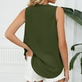 thumbnail image 7 of Idoravan Tank Tops for Women Fashion Women's Ladies V Neck Lace ing Tops Solid Color Sleeveless Blouse Vest, 7 of 7