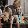 thumbnail image 4 of BESTYASH Porte-Sac pour Chien Activités Extérieures Rangement Ajustable Fournitures pour Animaux Orange 1ensemble, 4 of 6