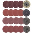 thumbnail image 1 of 40pcs 2-Inch Quick Change Roll Lock Sanding Dics Surface Conditioning Discs for Die Grinder Surface Rust Paint Removal, Grit 24/60/120/240, 1 of 7