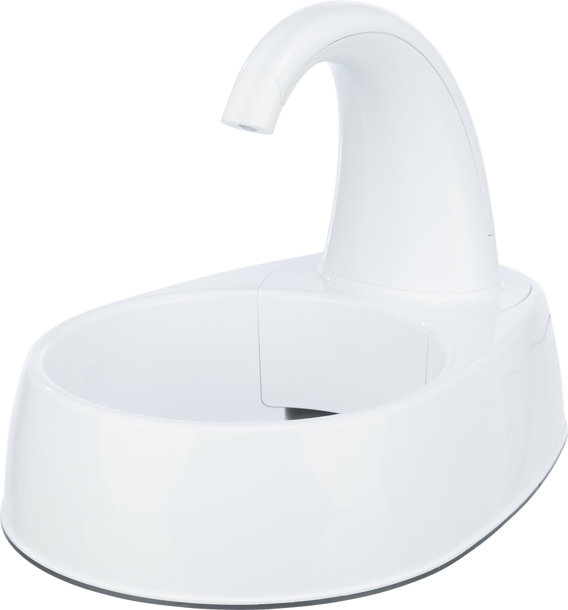 TRIXIE Curved Stream 84.5oz Drinking Fountain for Cats and Dogs