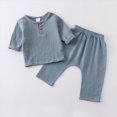 thumbnail image 2 of UAYOTSE Baby Boys Summer Outfits Short Sleeve Cartoon Print T-Shirt Tops & Shorts Sets 2Pcs Cute Baby Boys Cotton Summer Clothes For 1t 2t 3t 4t 5t 6t,Sizes 6-12 Months, 2 of 6