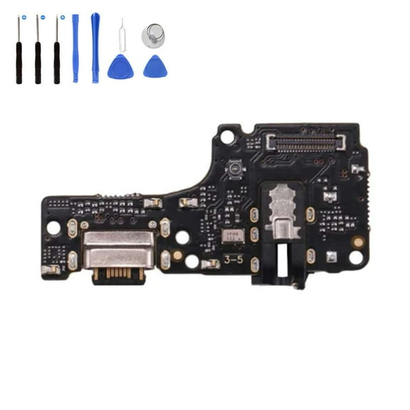Eutoping USB Charging Port For Xiaomi Redmi Note 10 4G Redmi Note 10S Poco M5s Dock Connector Charger Board Flex Cable Assembly Replacement with tool