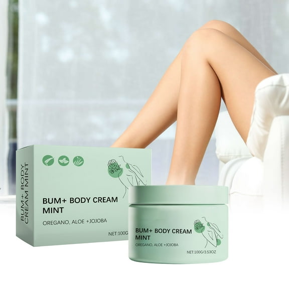 SDJMa Mint Body Lotion, Moisturizing & Cooling Cream for Dry & Itchy Skin, Non-Greasy Formula, 100g