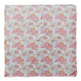 thumbnail image 4 of Bimba White Floral & Pigeon Bird Printed Pure Silk Scarf For Hair Neck Head Bandanas For Women 40 x 40 Inches, 4 of 6