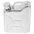 thumbnail image 3 of Shisuyan Stainless Steel Pocket Flask Silver 1Pcs 3.73X2.79X0.86In, 3 of 9