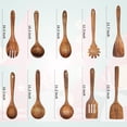 thumbnail image 2 of Juego de utensilios BOKALAKA, cucharas navideñas de madera para cocinar, 10 unidades, 2 of 5