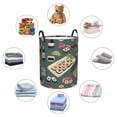 thumbnail image 4 of Sushi Rolls Japanese Food Japan Foldable Laundry Hamper with Handle Storage Basket for Clothes Toys & Organizing, 4 of 6