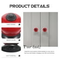 thumbnail image 2 of SHISUYAN 5pcs Fashion Round Ceramic Kitchen Cupboard Cabinet Drawer Door Knobs Pull Handles (Red), 2 of 9