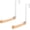 1, variant on CATPAN 2pcs Metal & Wood Door Hooks Foldable Easy to Carry Non-Perforated Clothes Hooks Used for Hanging Coats Hats Towels Bags Keys (White)