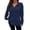 Navy Blue, variant on Mengpipi Womens Plus Size Tops Long Sleeve V-Neck Polo Shirts Pullover Sweaters Fall Winter 1X-5X