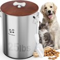 thumbnail image 1 of Recipiente de almacenamiento de alimentos Paw Libero de acero inoxidable 11-12 kg, 1 of 7