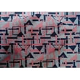 thumbnail image 4 of oneOone Cotton Silk Fabric Square & Triangle Geometric Print Fabric By The Yard 42 Inch Wide, 4 of 4