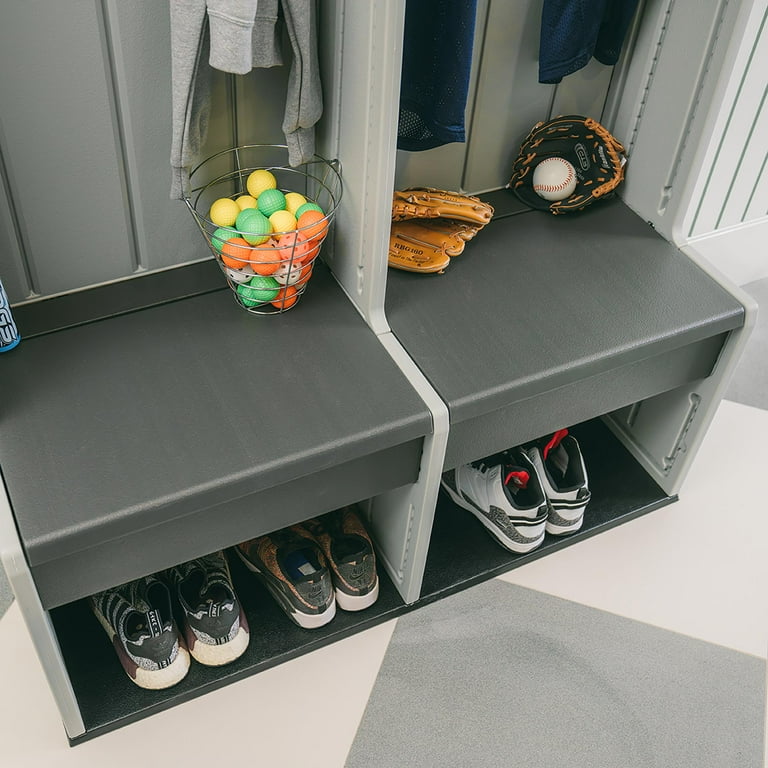 Lifetime Heavy Duty Plastic Metal Home and Garage Storage Locker