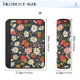 thumbnail image 6 of ALAZA Strawberry Daisy Floral Car Seat Belt Adjuster Neck Covers Shoulder Cushions Pads S, 6 of 8