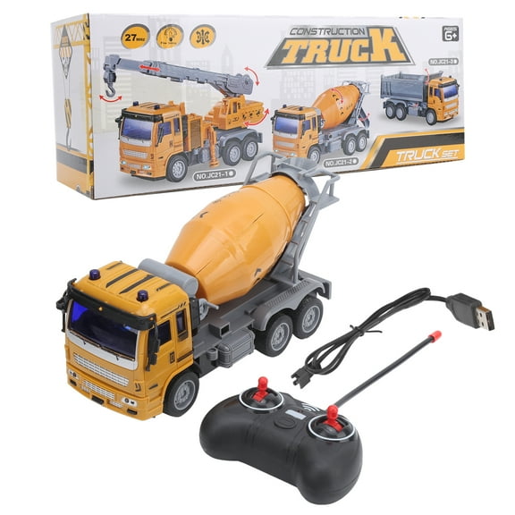 2.4G 6CH 1:24 Scale Construction Engineering Vehicle Toy Remote Control Mixer Truck Toy