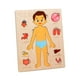 thumbnail image 1 of Juego de rompecabezas de madera del cuerpo humano para aprender las partes del cuerpo, tablero de actividades del cuerpo humano, esqueleto Chico, 1 of 9