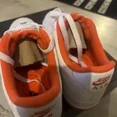 thumbnail image 3 of NIKE AIR FORCE 1 LOW RUCKER PARK WHITE/TEAM ORANGE-BLACK - NEW IN OG BOX UK8, 3 of 10