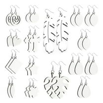 32Pcs Sublimation Earring Blanks, Sublimation Printing Earrings Unfinished Heat Tr G4333