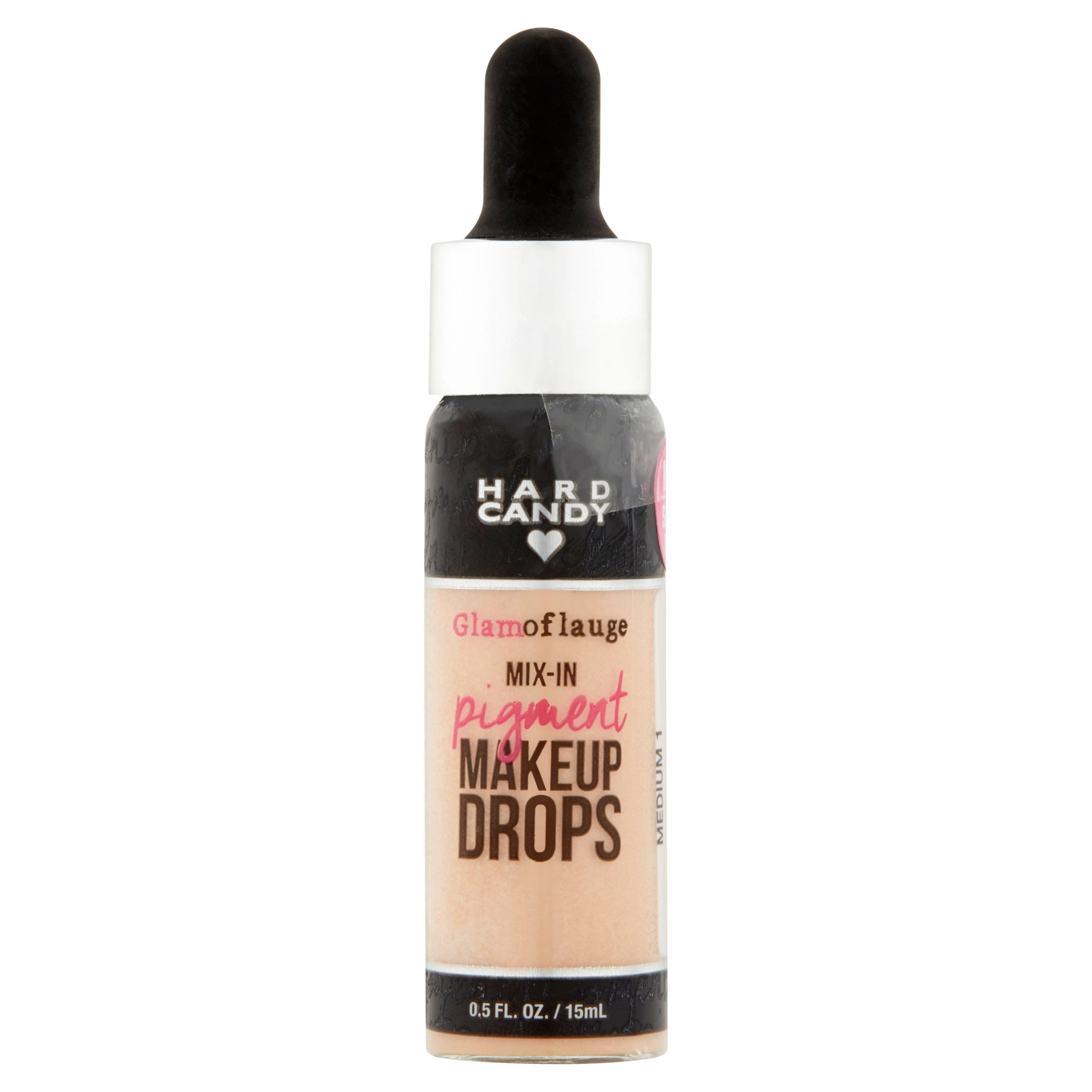 Hard Candy Glamoflauge Mixin Pigment 1178 Medium 1 Makeup Drops, 0.5