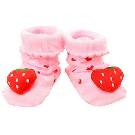 

Shpwfbe Shoes Cartoon Girls Boys Anti-Slip Slipper Boots Baby Socks