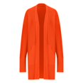 thumbnail image 6 of ClodeEU Women's Cardigan Sweaters ,Long Sleeve Knit Open Front Jacket,Lightweight Sweater With Pockets Orange,Womens Plus L, 6 of 6