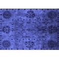 thumbnail image 1 of Ahgly Company Indoor Rectangle Oriental Blue Industrial Area Rugs, 2' x 4', 1 of 4