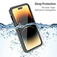 thumbnail image 2 of Dteck Case For iPhone 14 Pro 6.1-inch,IP68 Waterproof Built-in Screen Protector Rugged Cover Heavy Duty Full Body Shockproof Protection Transparent Case, 2 of 10