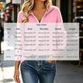 thumbnail image 2 of Gytharion Women's Half Zip Pullover Sweaters Plus Size Soild Color Lapel Long Sleeve Knit Sweaters Business Work Casual Blouses, 2 of 8