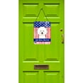 thumbnail image 2 of Caroline's Treasures BB2147DS1216 American Flag and Bichon Frise Wall or Door Hanging Prints, 12x16, multicolor, 2 of 2
