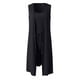 thumbnail image 4 of 2025 Conjunto de 3 piezas para mujer: abrigo sin mangas acanalado, chaleco y pantalones cortos, color liso, ropa informal/de fiesta, tallas S-XXL, 4 of 5